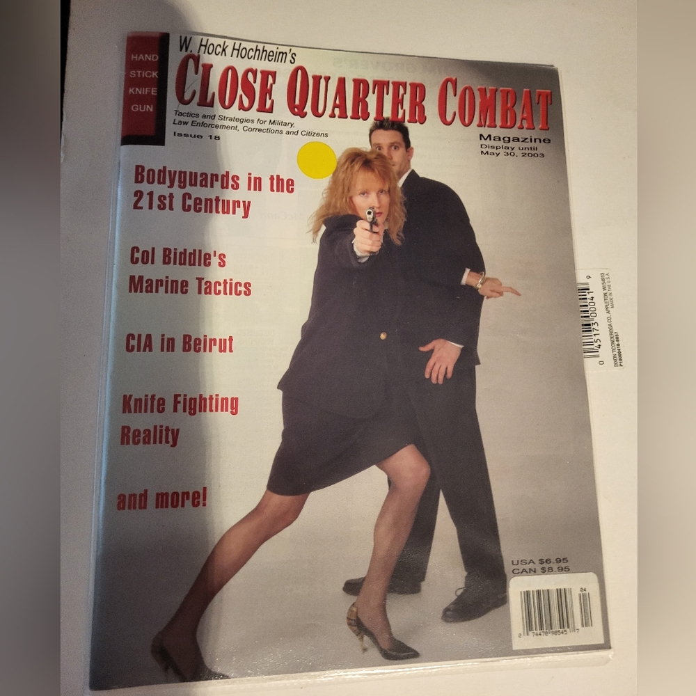 Close Quarters Combat Magazine Vintage Self Defense 5/30/2003 In Plastic